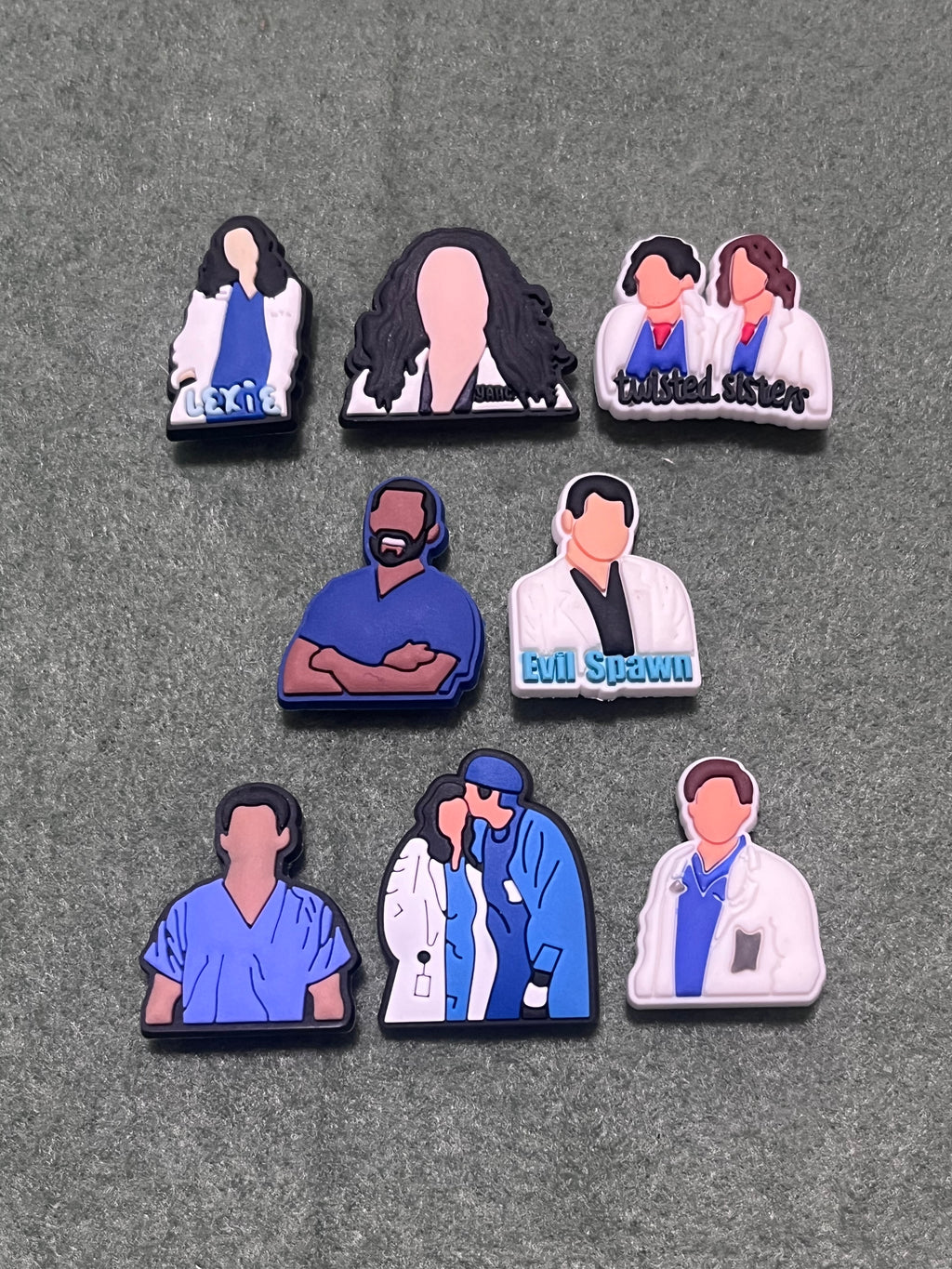 Seattle Scrubs Shoe Charms