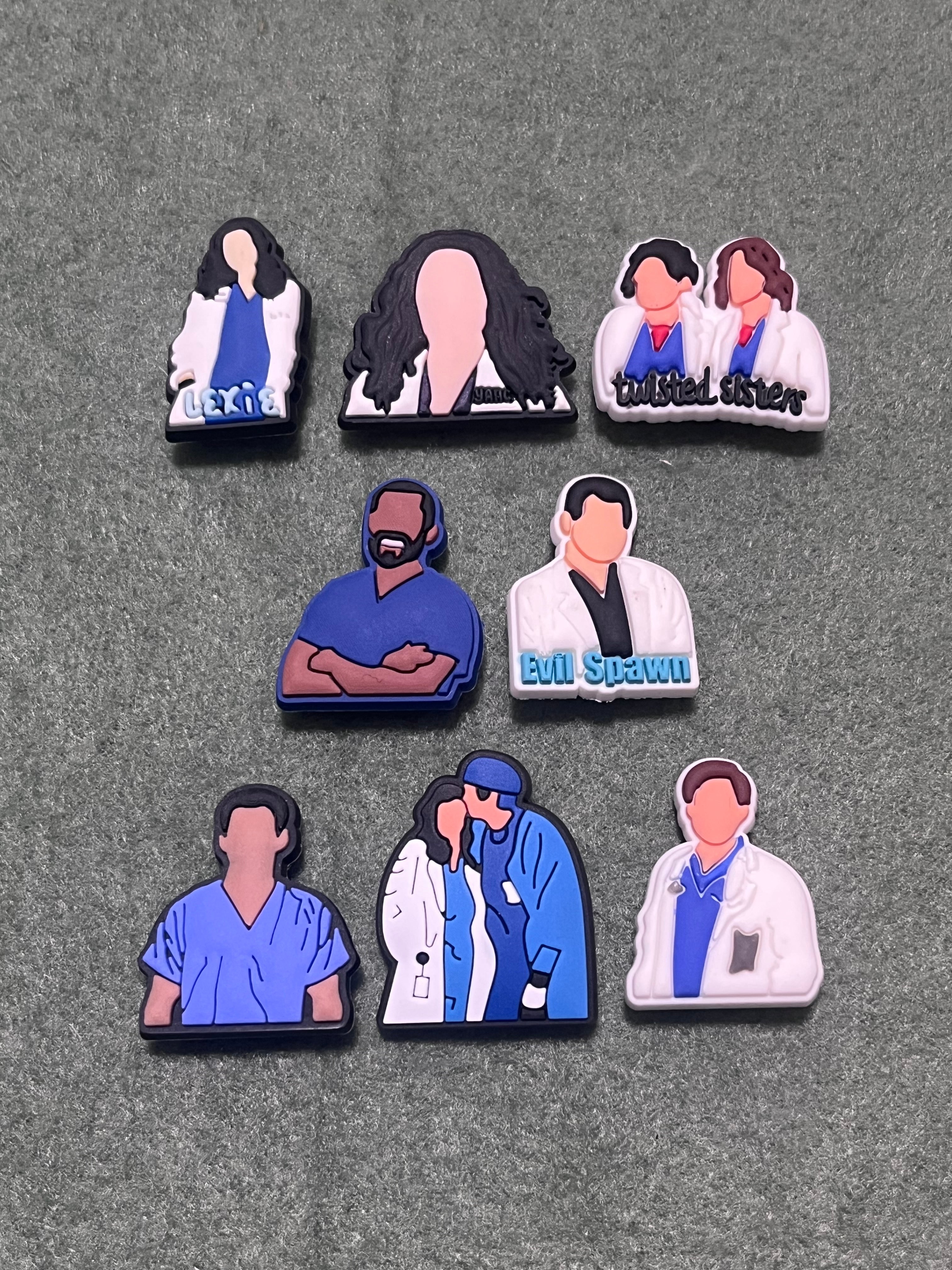 Seattle Scrubs Shoe Charms