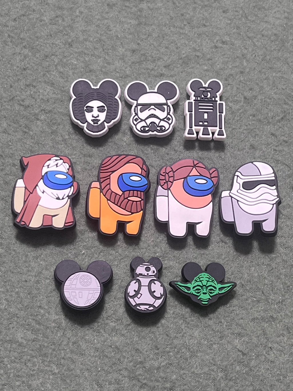 Galaxy Characters Shoe Charms
