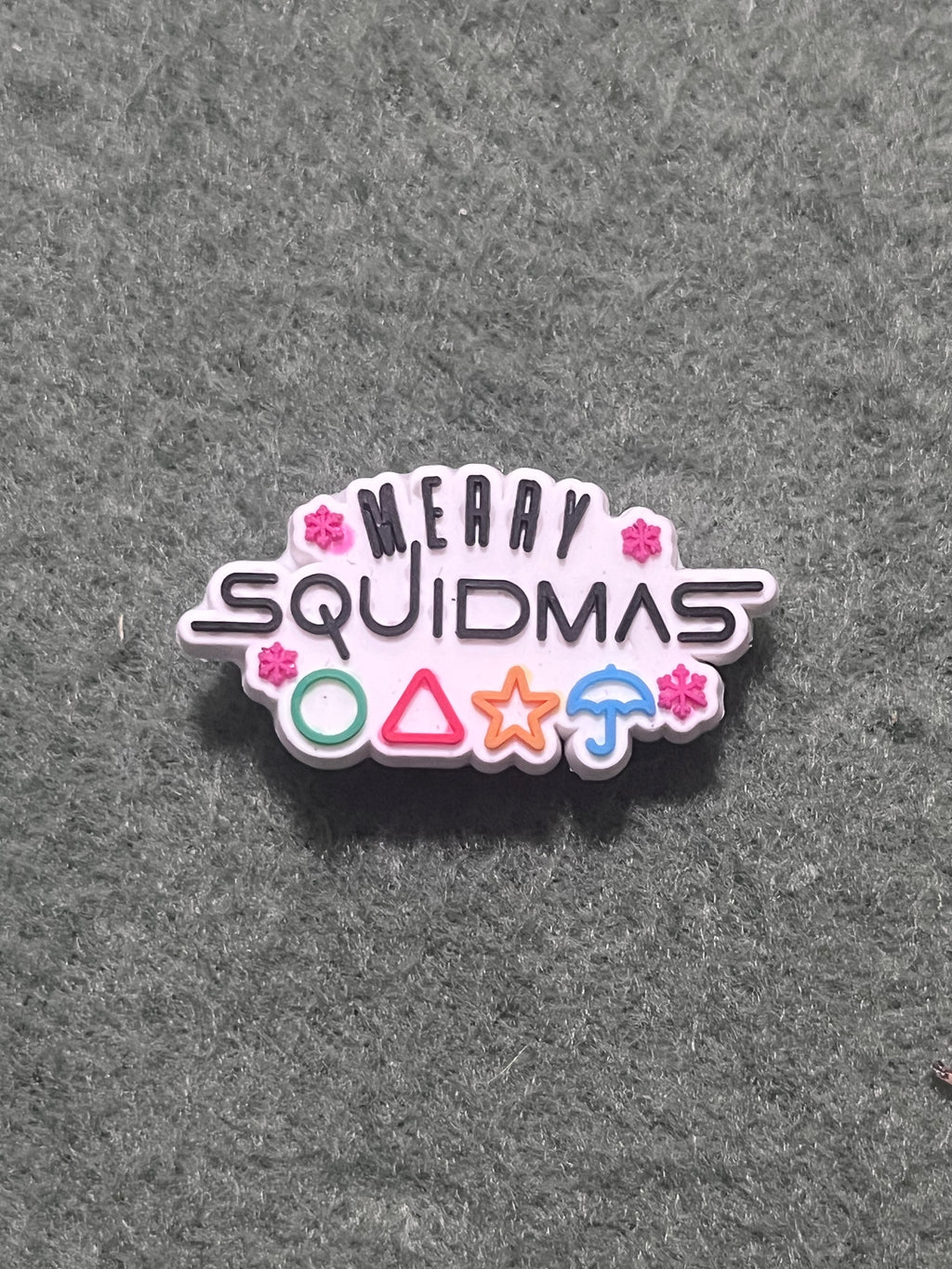Merry Squidmas Shoe Charms