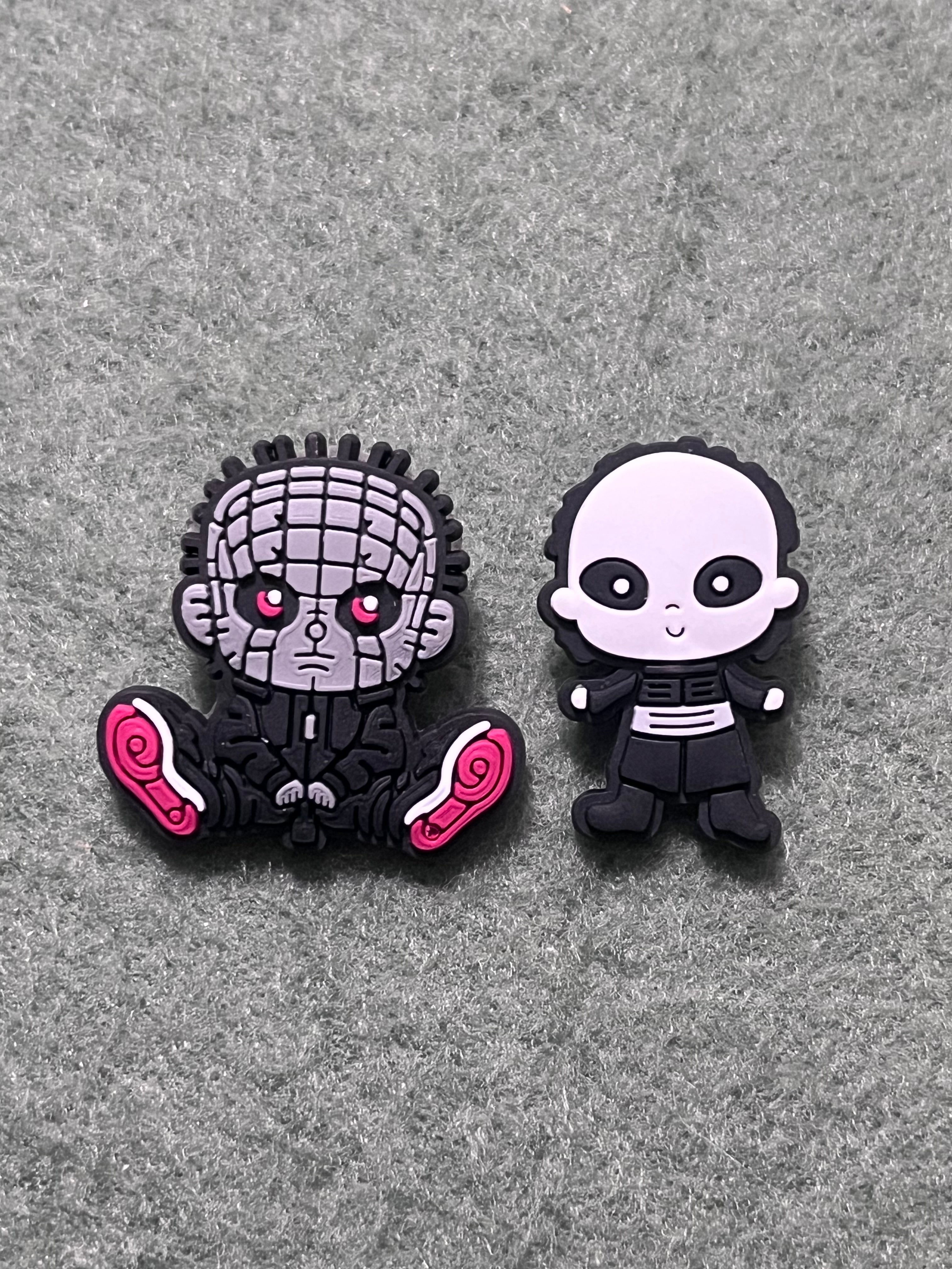 Pins and Grins Shoe Charms